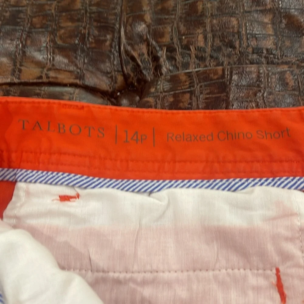 Talbots Relaxed Chino Shorts, 14P - Picture 4 of 5